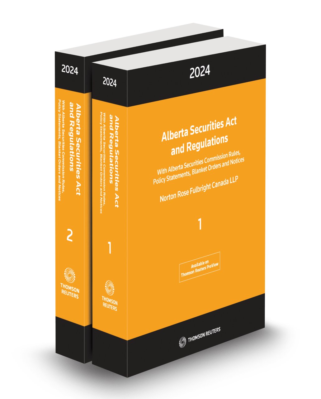 Cover of Alberta Securities Act and Regulations 2024 + CD