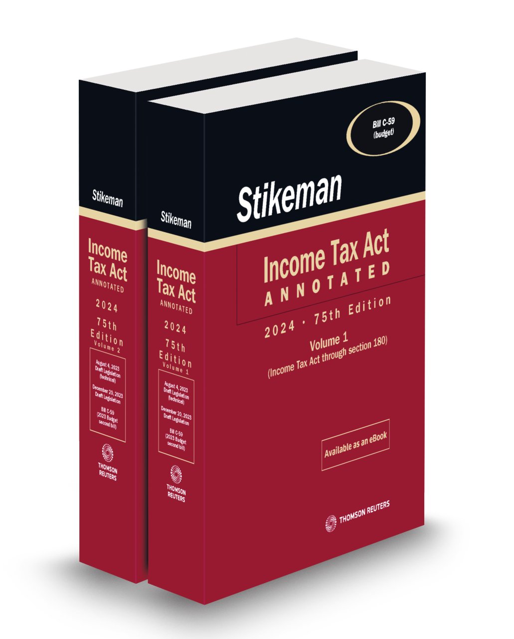 Cover of Stikeman Income Tax Act Annotated 75th Edition 2024