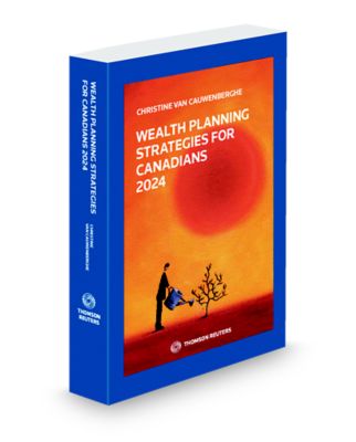 Cover of Wealth Planning Strategies for Canadians 2024, Table of Contents, Index