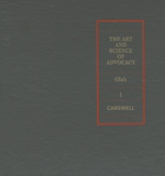 Cover of The Art and Science of Advocacy, Binder/looseleaf and eLooseleaf
