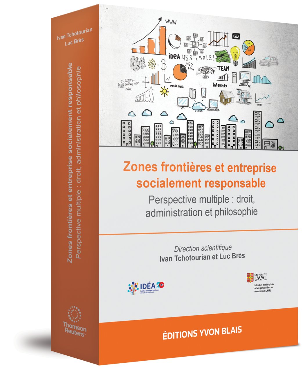 couverture de Zones frontieres et entreprise socialement responsable - Perspective multiple : droit, administration et philosophie