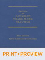 Cover of Odutola on Canadian Trademark Practice, Binder/looseleaf and eLooseleaf