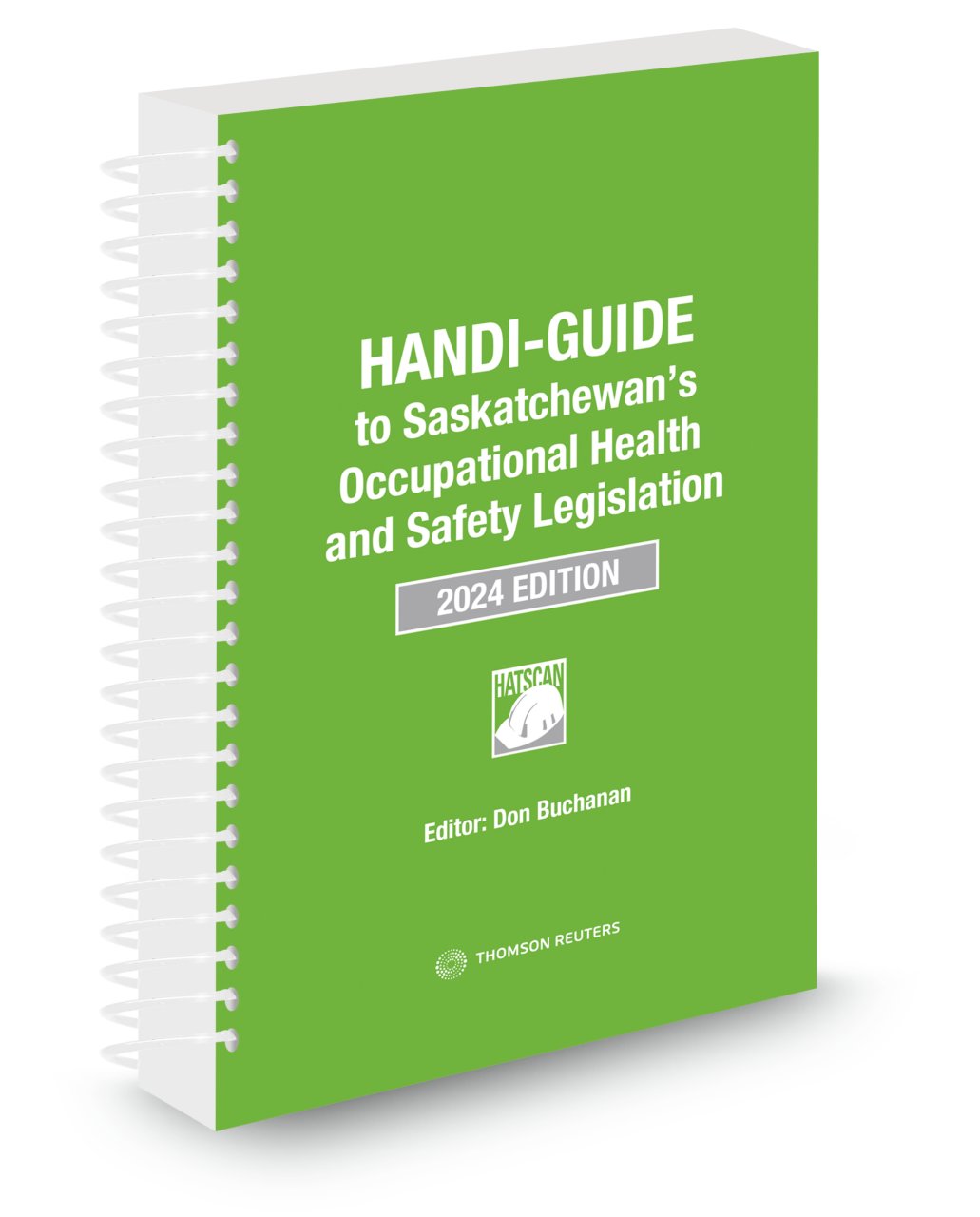 Front cover image for the HANDI-GUIDE to Saskatchewan's Occupational Health and Safety Legislation, 2024 Edition.