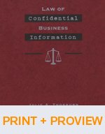 Cover of Law of Confidential Business Information, Binder/looseleaf and eLooseleaf
