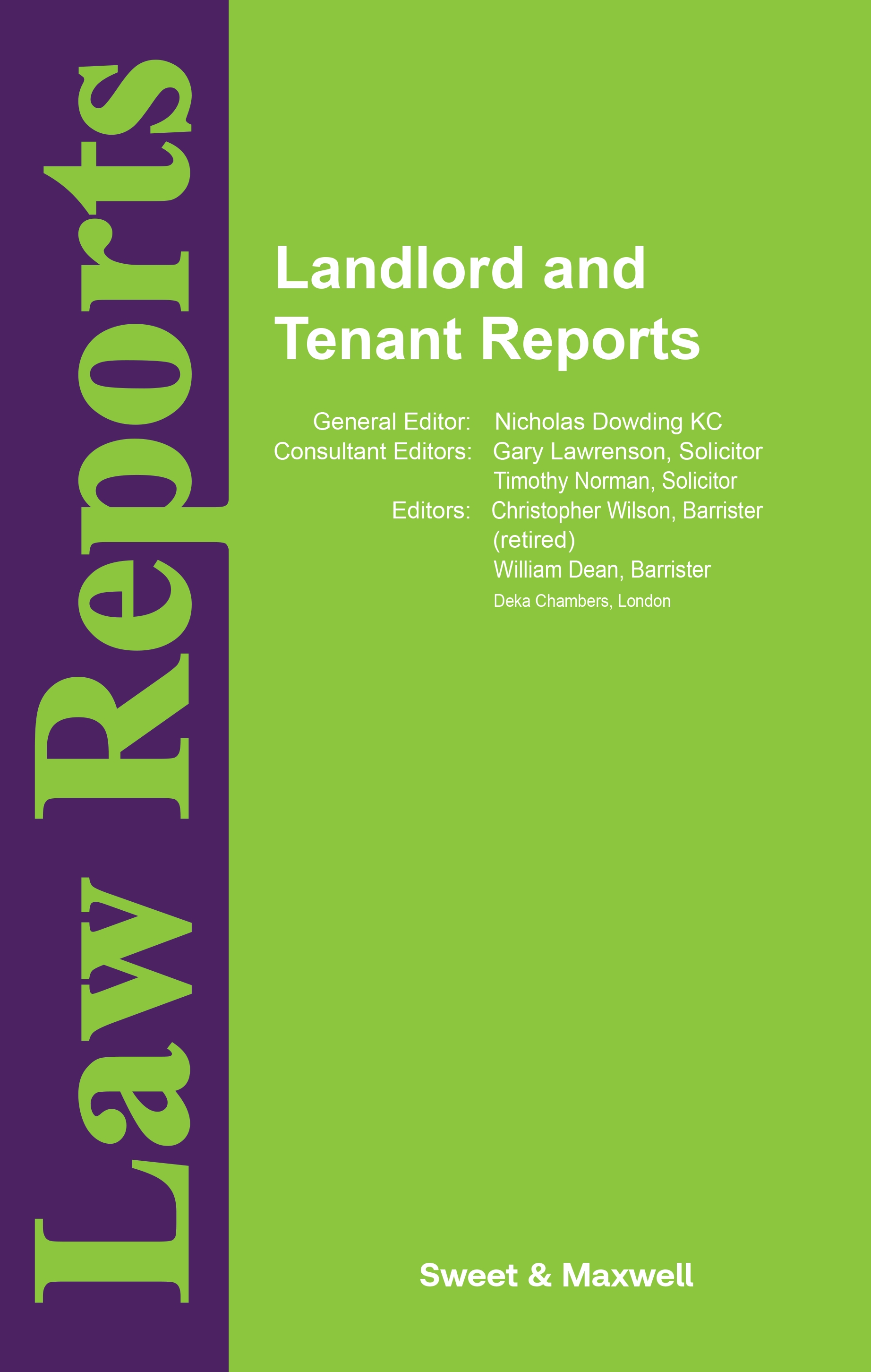 Cover of Landlord and Tenant Reports