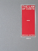 Cover of Orkin on the Law of Costs, Second Edition, Binder/looseleaf and eLooseleaf