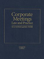 Cover of Corporate Meetings Law and Practice, Binder/looseleaf and eLooseleaf