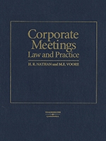 Cover of Corporate Meetings Law and Practice, Binder/looseleaf and eLooseleaf