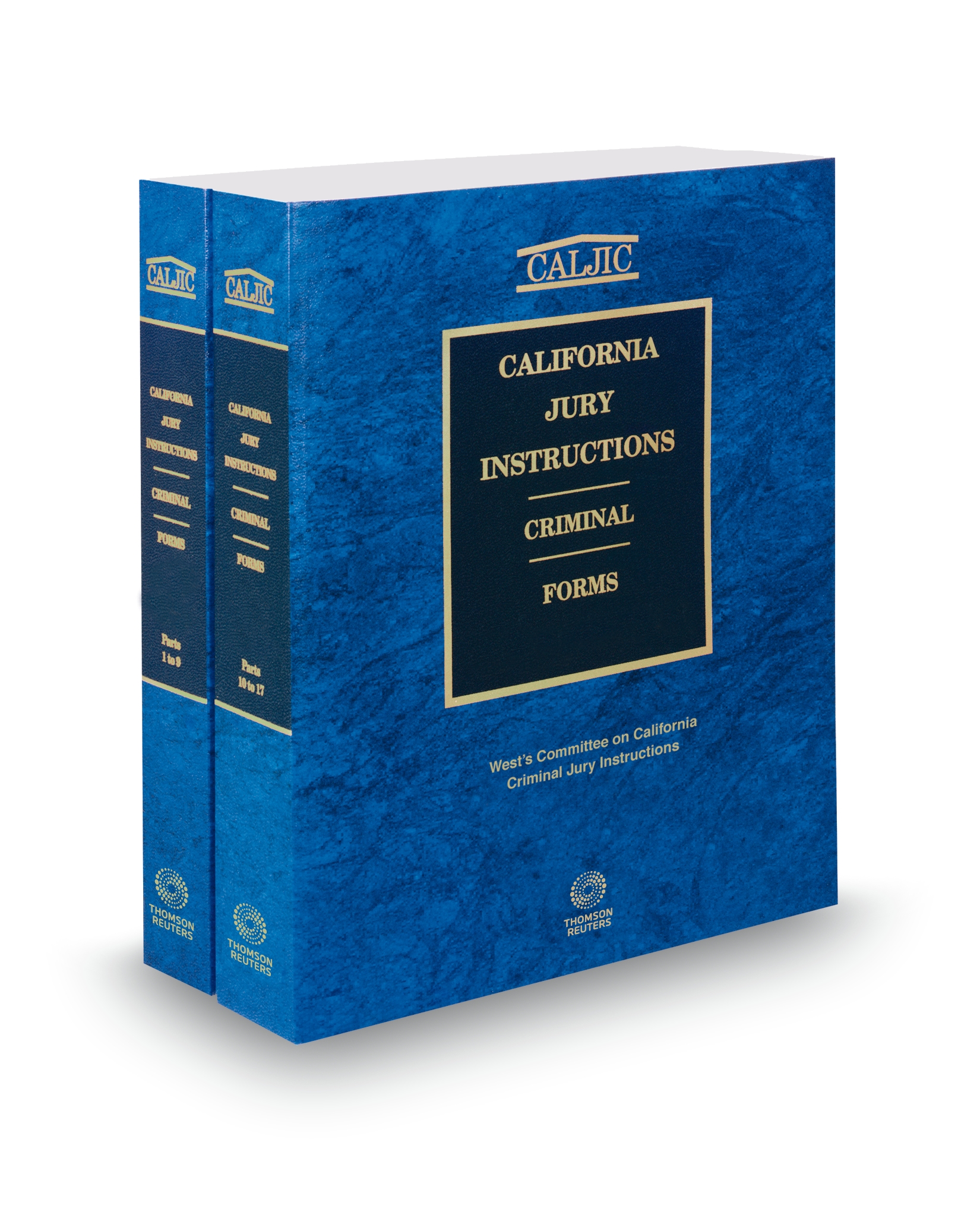 Cover of CA JURY INSTRUCTIONS CRIMINAL FORMS CAJIC FULL SET