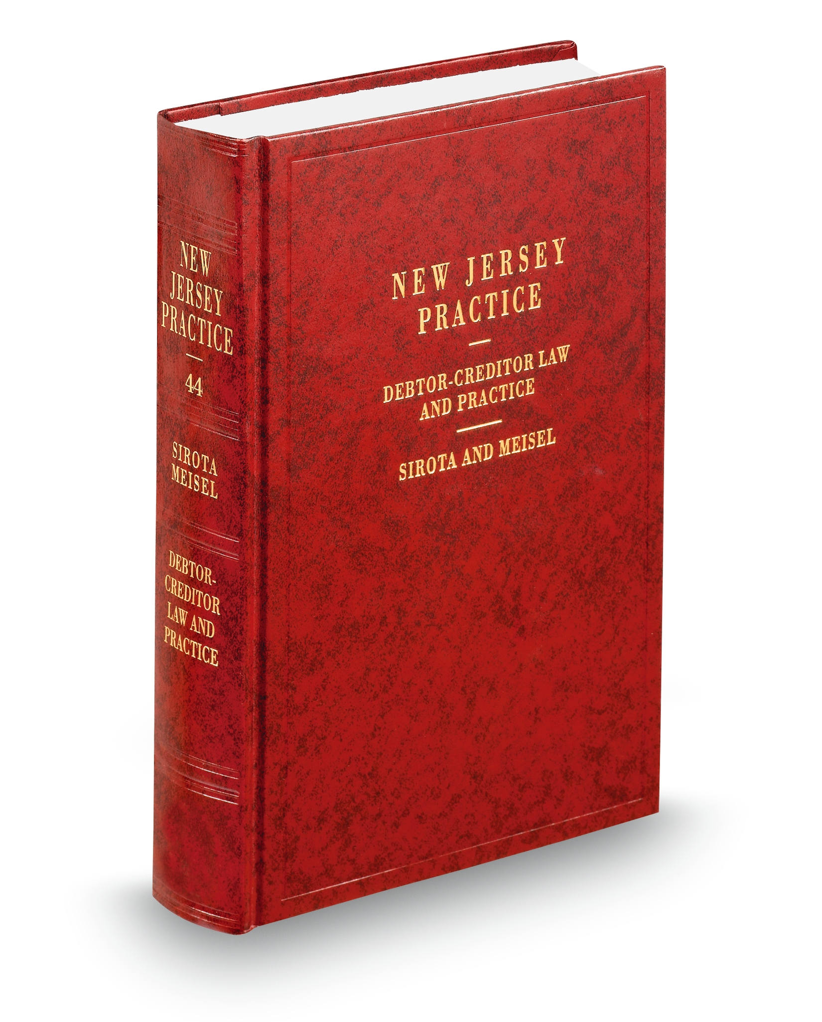 Cover of NJ PRACTICE V.44 DEBTOR CREDITOR LAW AND PRACTICE FULL SET