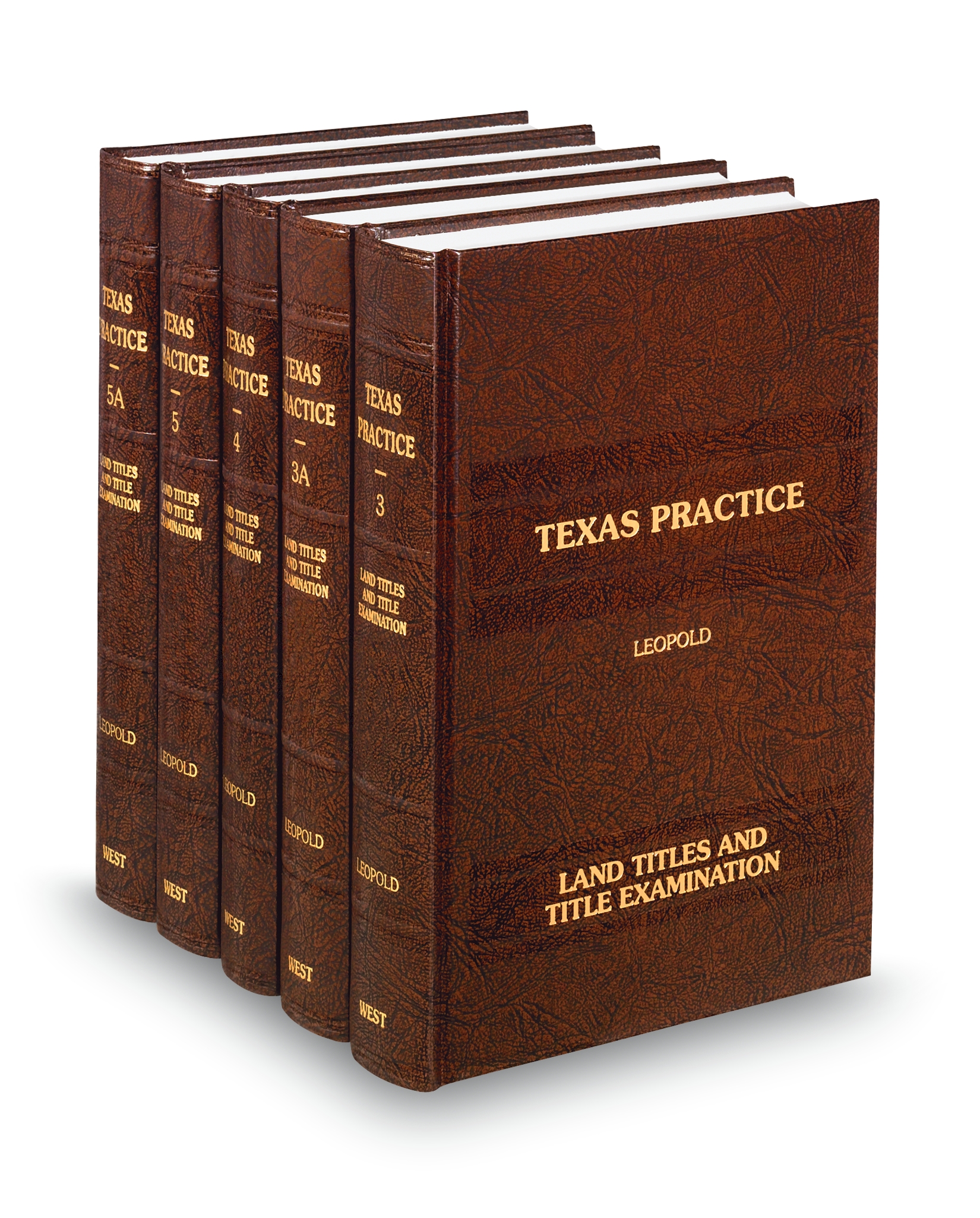 Cover of TX PRACTICE V.3-5 LAND TITLE AND TITLE EXAMINATION FULL SET