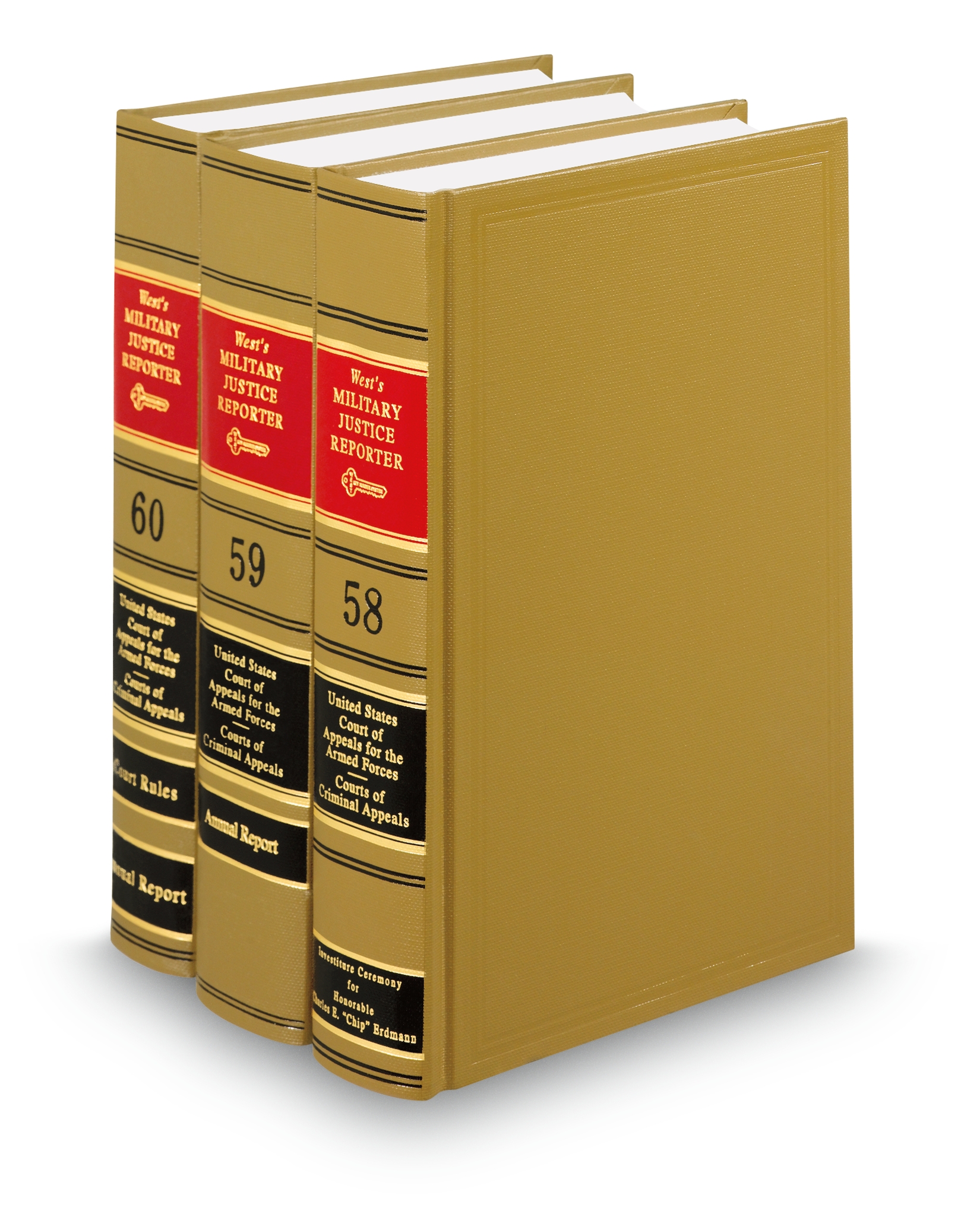 Cover of MILITARY JUSTICE REPORTER FULL SET