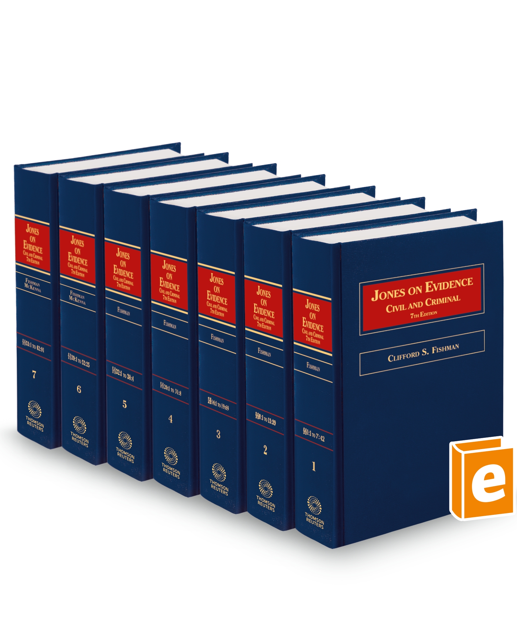 Cover of JONES EVIDENCE 7TH FULL SET