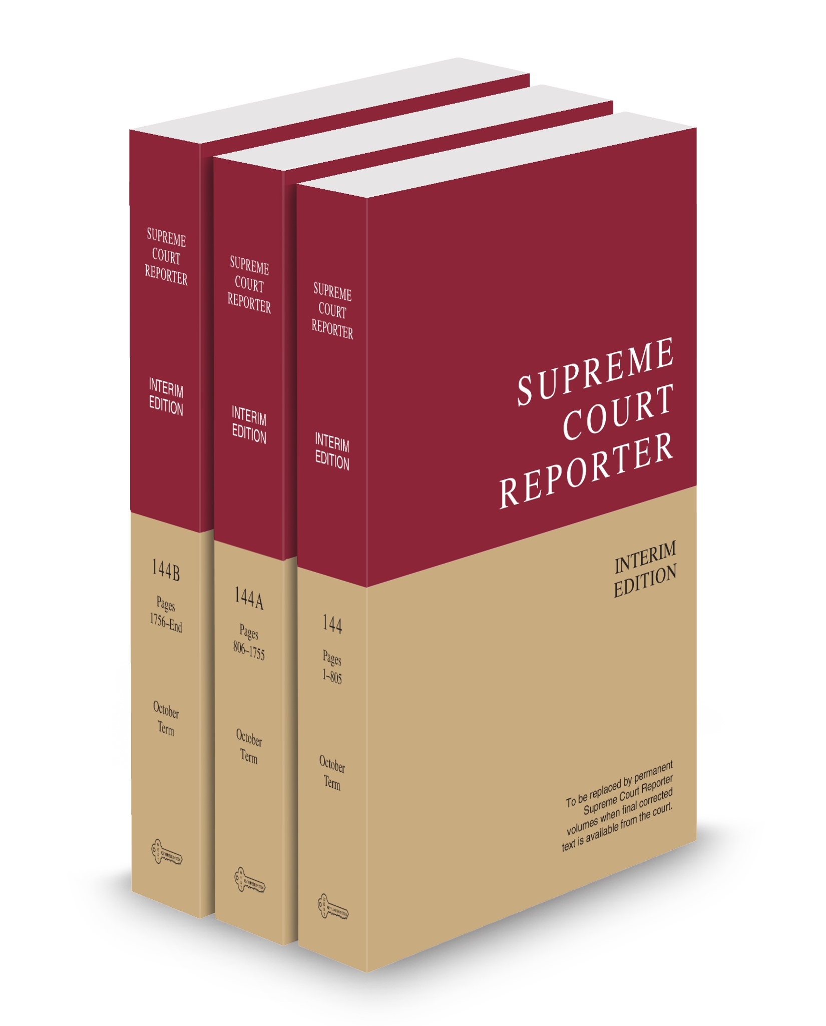 Cover of SUPREME COURT REPORTER INTERIM HARDBOUND VOL FULL SET