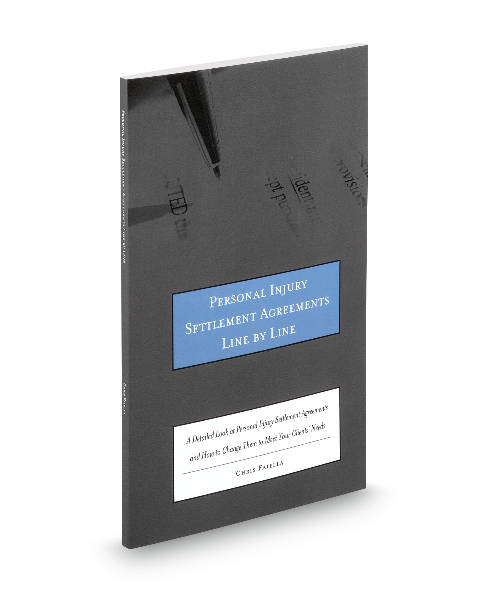 Cover of ASPATORE PERSONAL INJURY SETTLEMENT AGREEMENTS LINE BY LINE