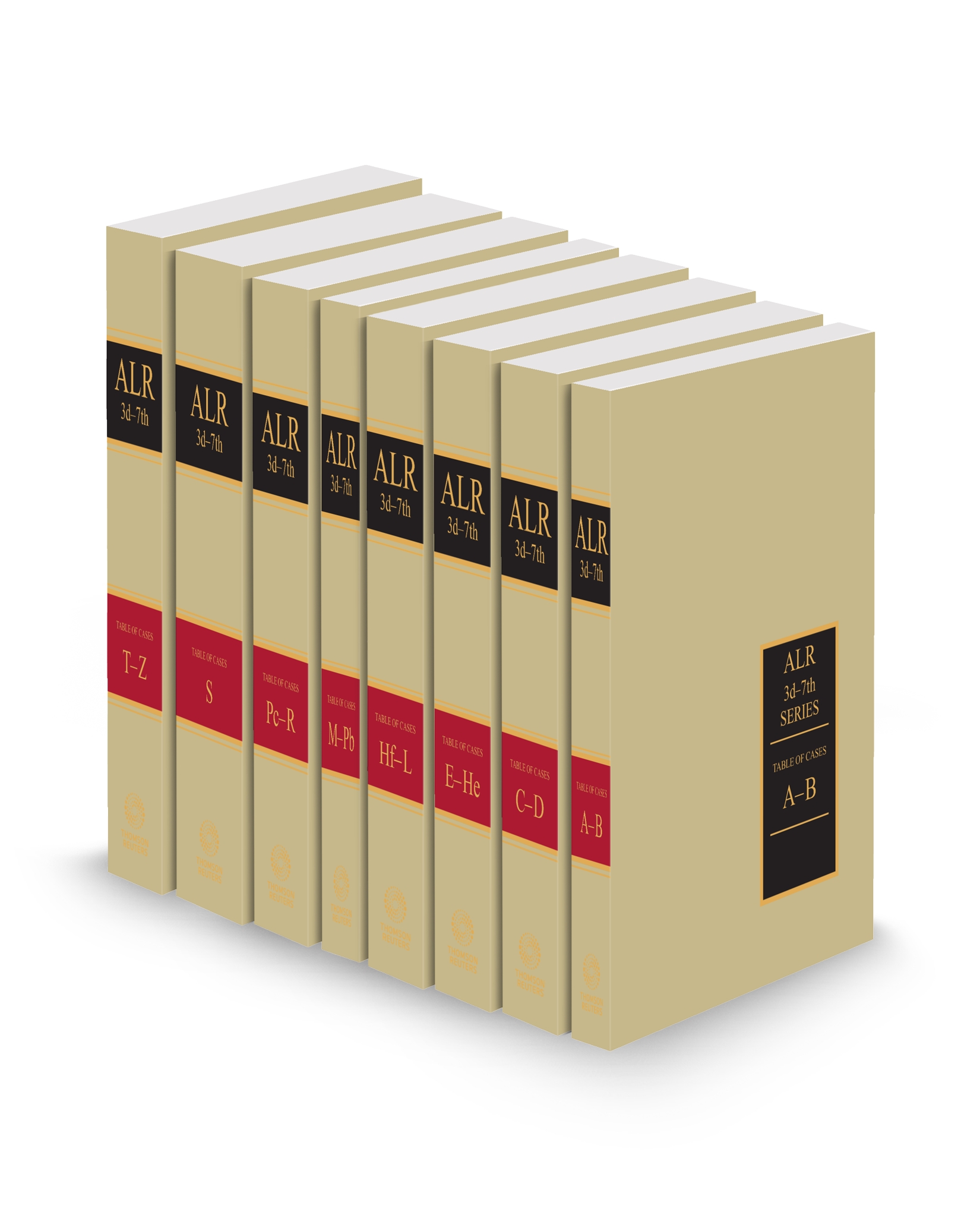 Cover of ALR TABLE OF CASES FULL SET