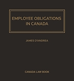 Cover of Employee Obligations in Canada (Print & ProView)