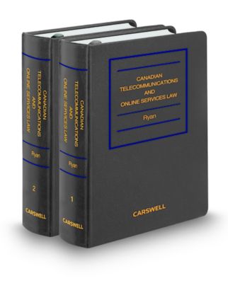 Cover of Canadian Telecommunications and Online Services Law, Binder/looseleaf and eLooseleaf