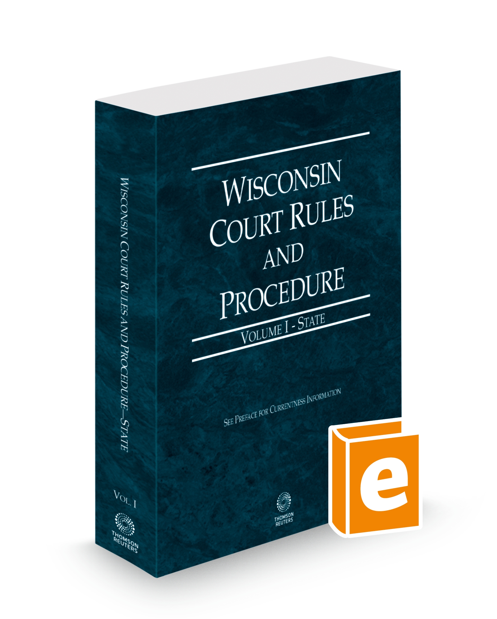 Cover of WI COURT RULES STATE V.I FULL SET