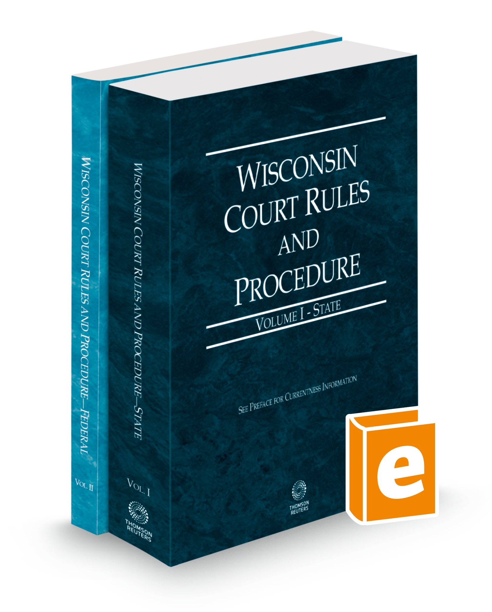 Cover of WI COURT RULES STATE AND FEDERAL V.I-II FULL SET