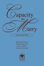 Cover of Capacity to Marry and the Estate Plan, Hardbound book