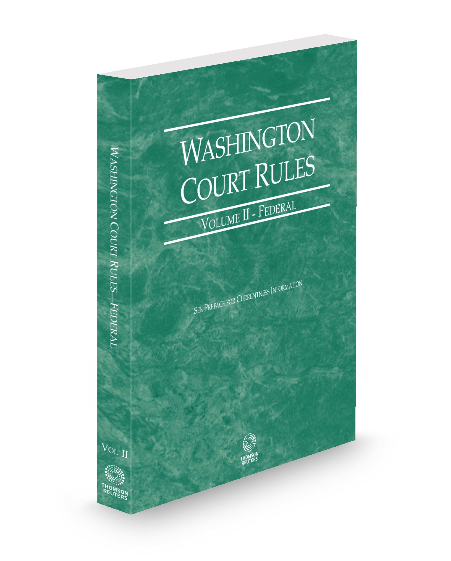 Cover of WA COURT RULES FEDERAL V.II FULL SET