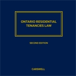 Cover of Ontario Residential Tenancies Law, Second Edition, Binder/looseleaf and eLooseleaf