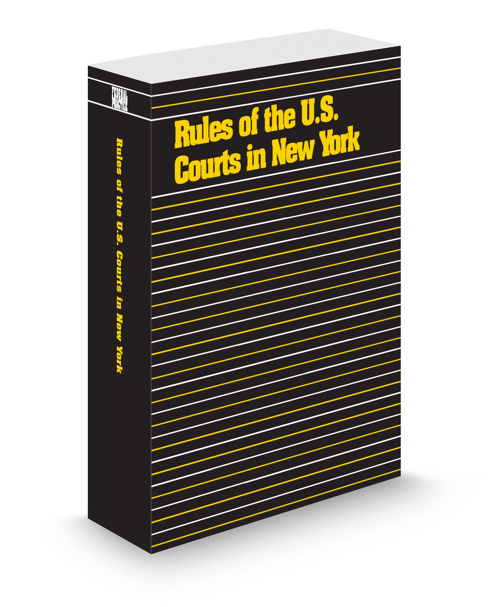 Cover of RULES OF THE U.S. COURTS IN NY SUB