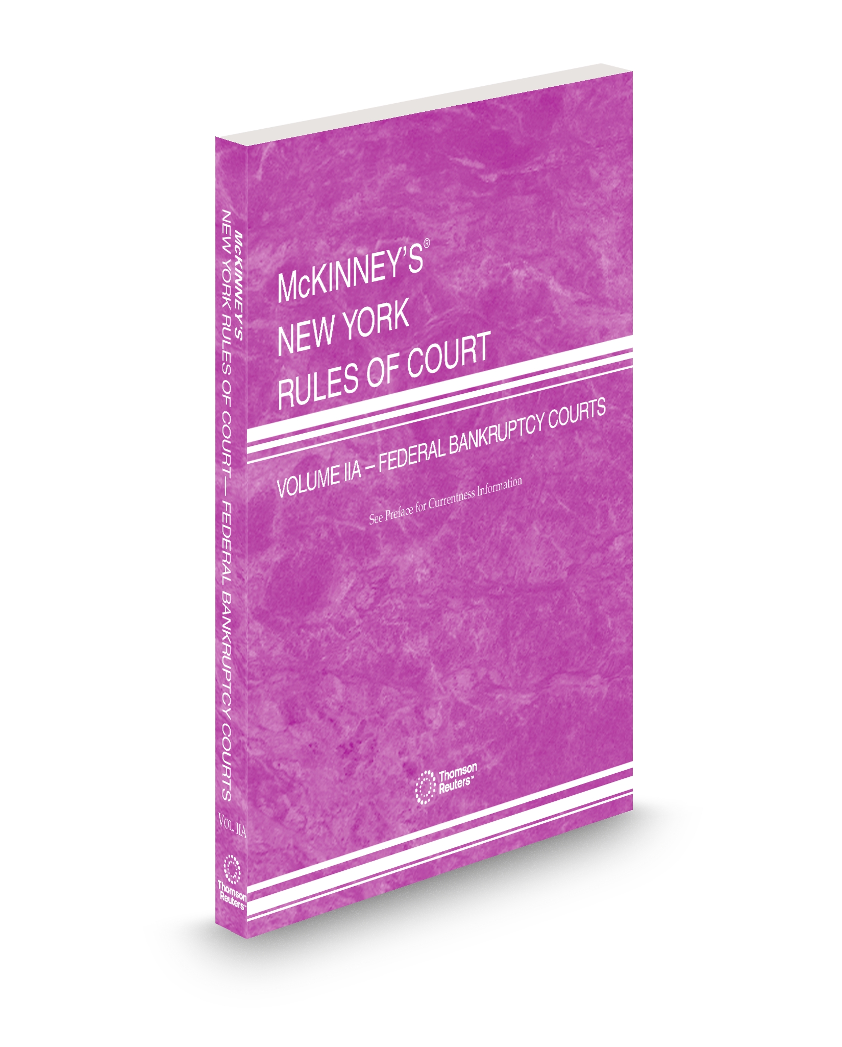 Cover of NY COURT RULES FEDERAL BANKRUPTCY COURT V.IIA FULL SET