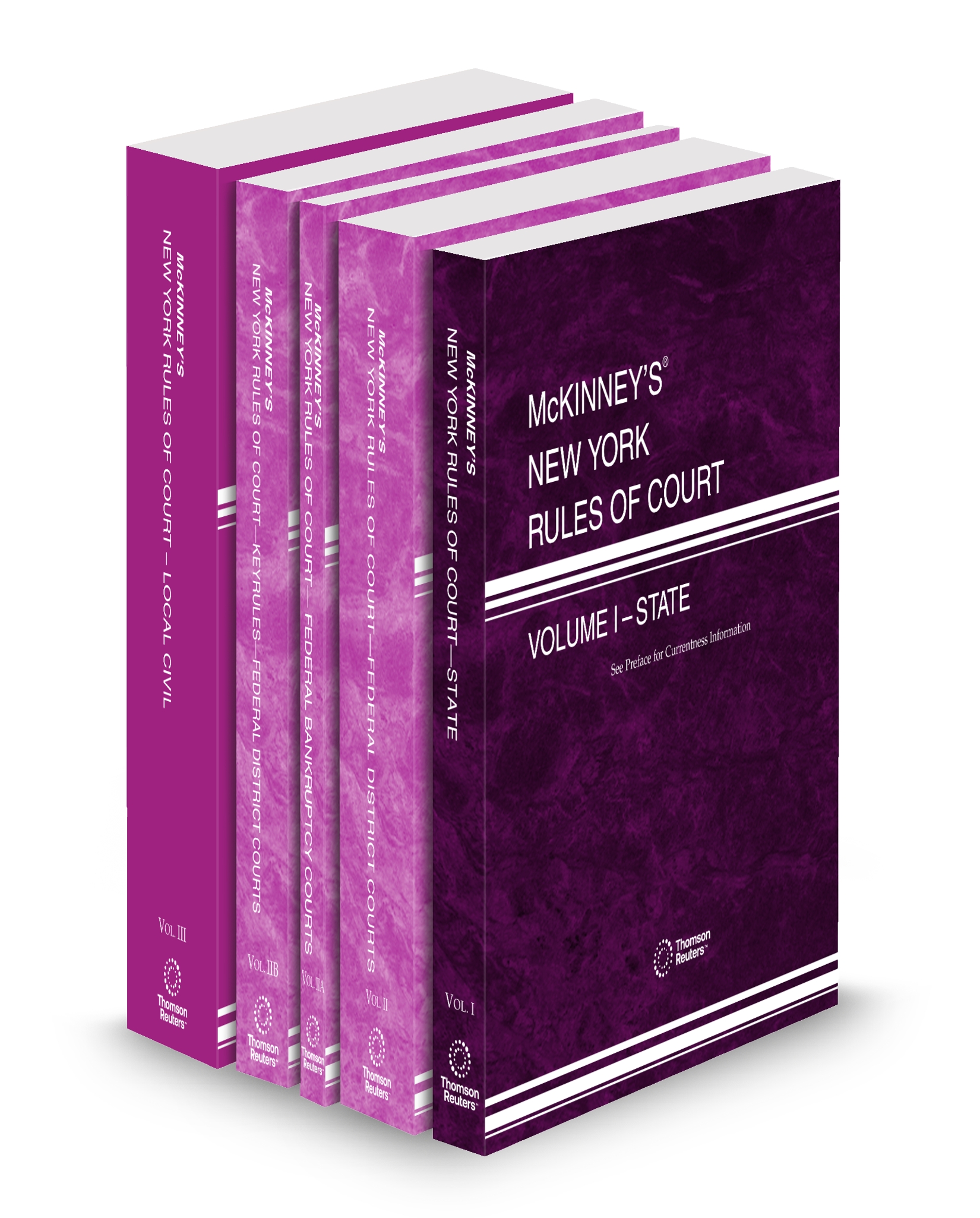 Cover of MCKINNEY'S NY RULES OF COURT STATE, FEDERAL DIST, FEDERAL BANKRUPTCY, FEDERAL DIST KEYRULES, LOCAL V.I-V.III FULL SET