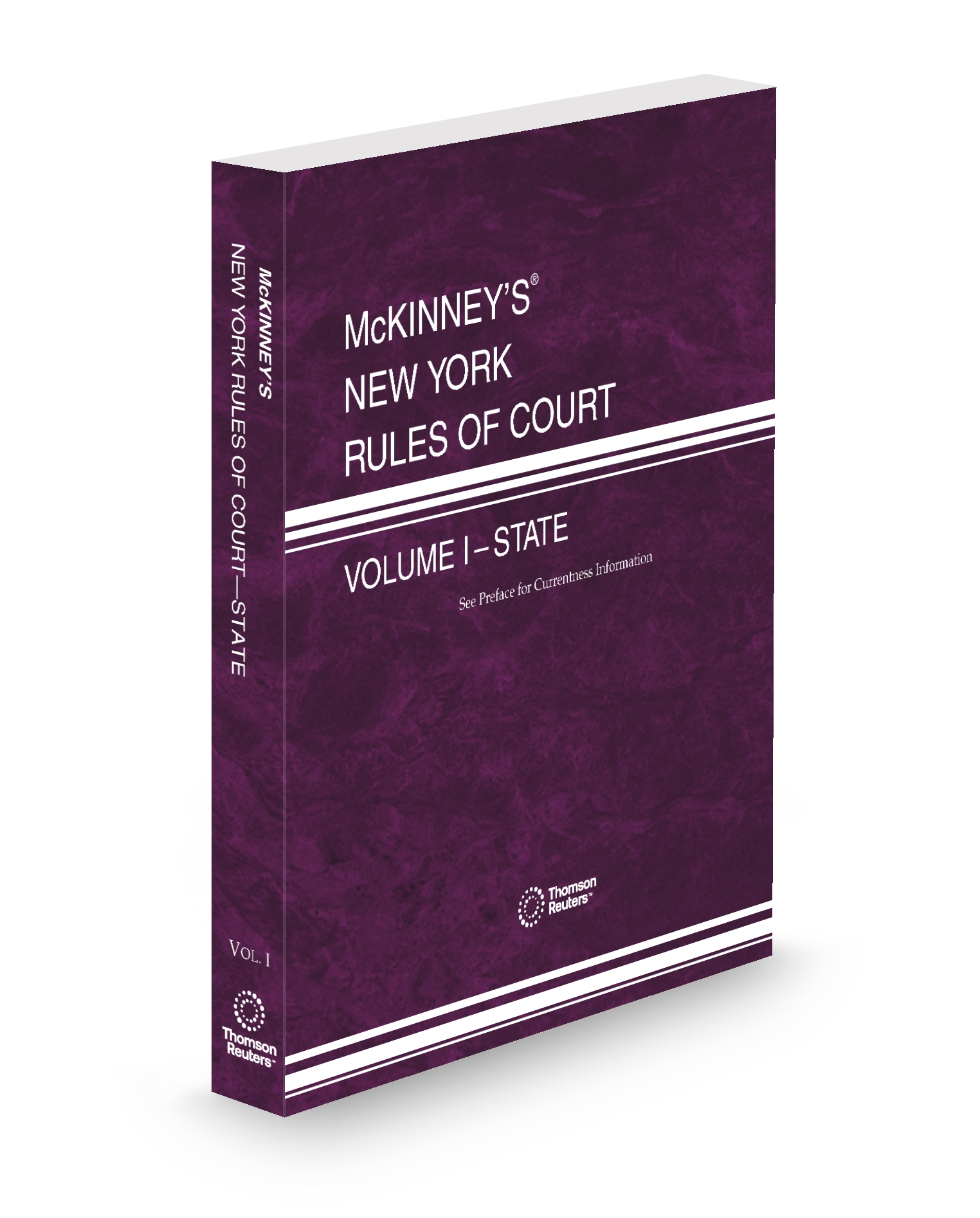 Cover of MCKINNEY'S NY RULES OF CT STATE V.I FULL SET