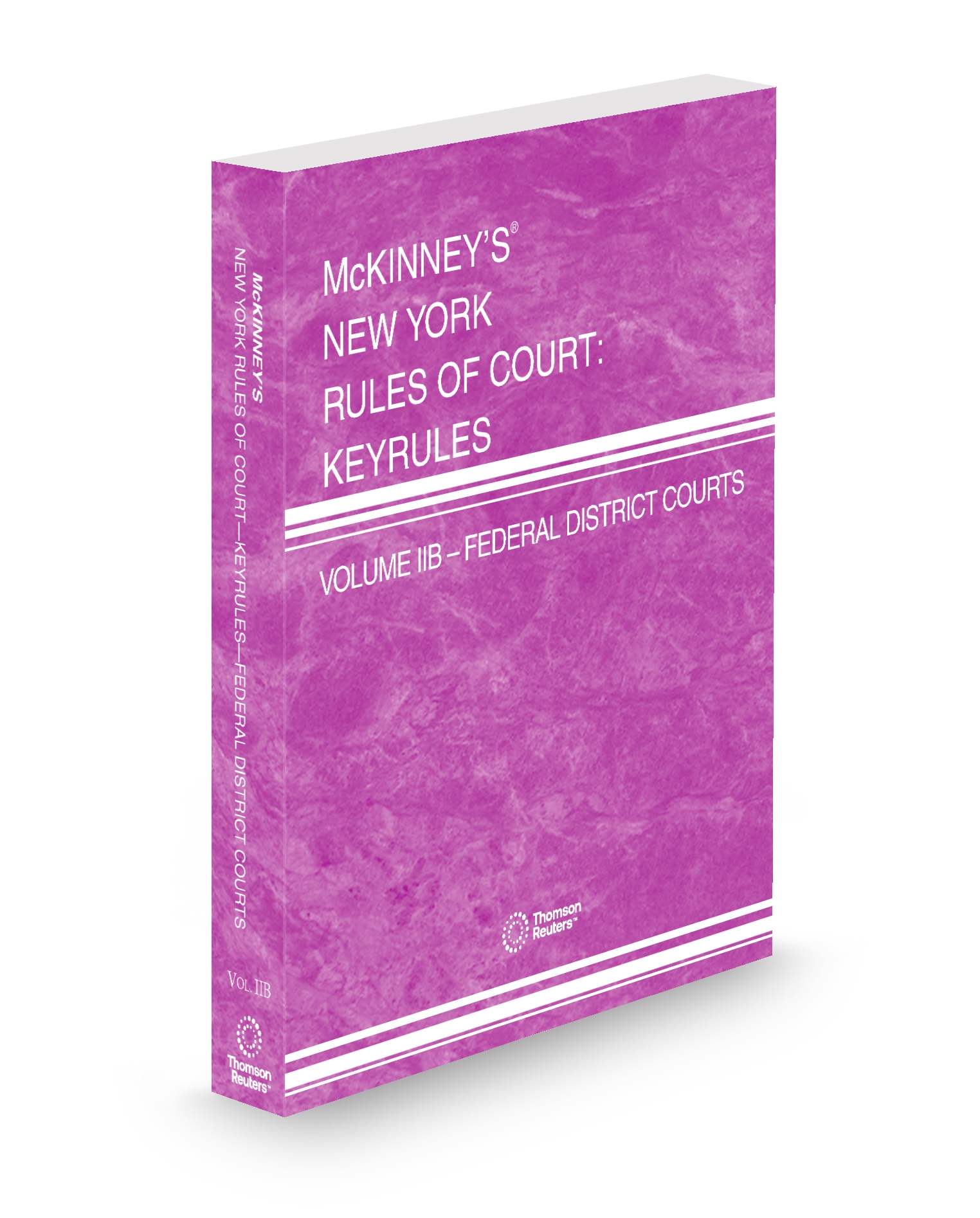 Cover of NY COURT RULES FEDERAL DISTRICT COURT KEYRULES V.II.B SUB