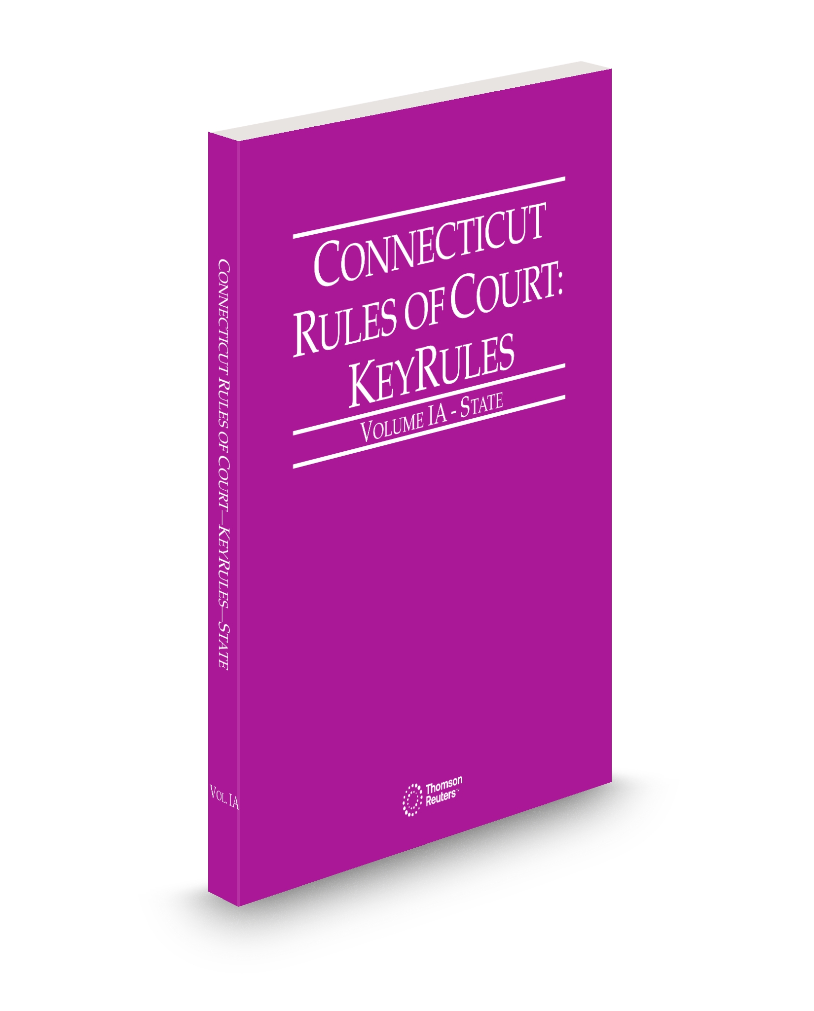 Cover of CT COURT RULES STATE KEYRULES V.IA SUB