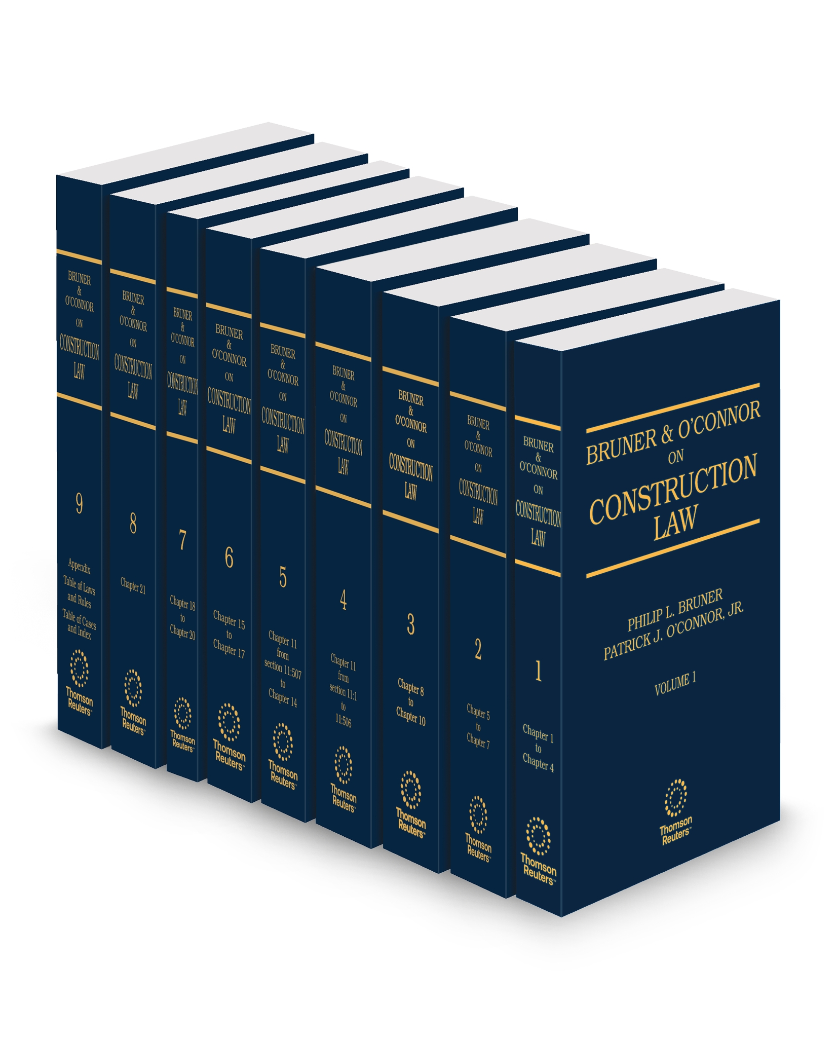 Cover of BRUNER CONSTRUCTION LAW TREATISE FULL SET