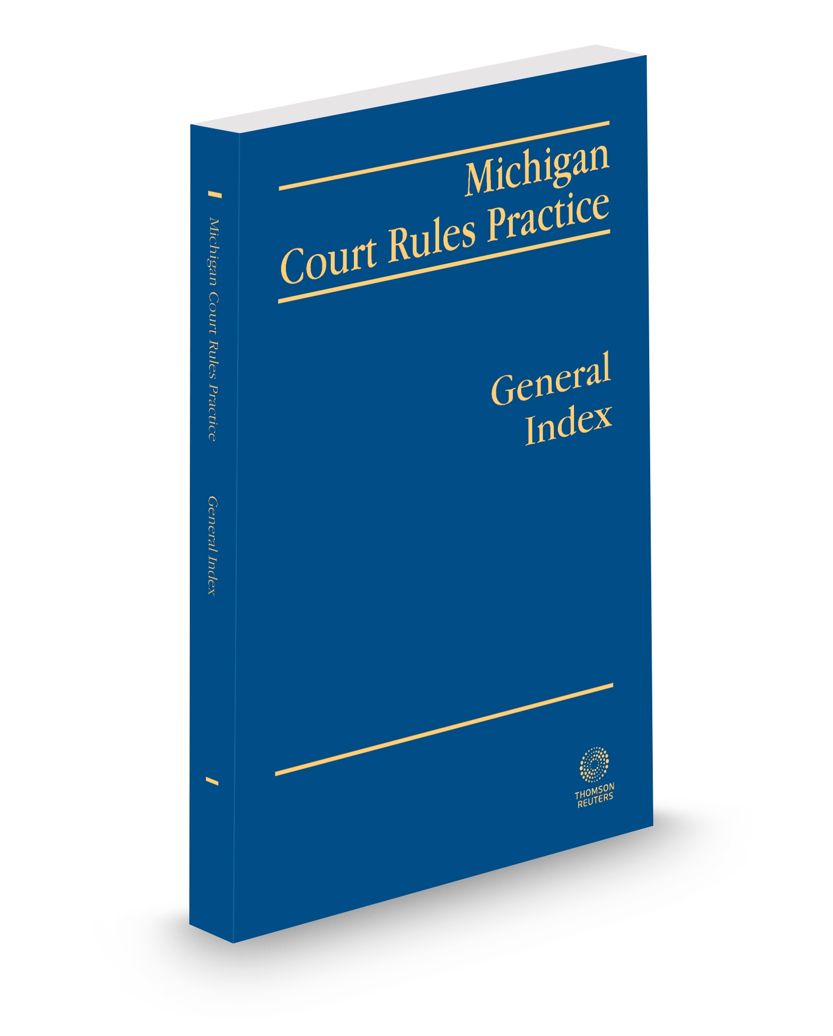 Cover of MI COURT RULES PRACTICE GENERAL INDEX SUB