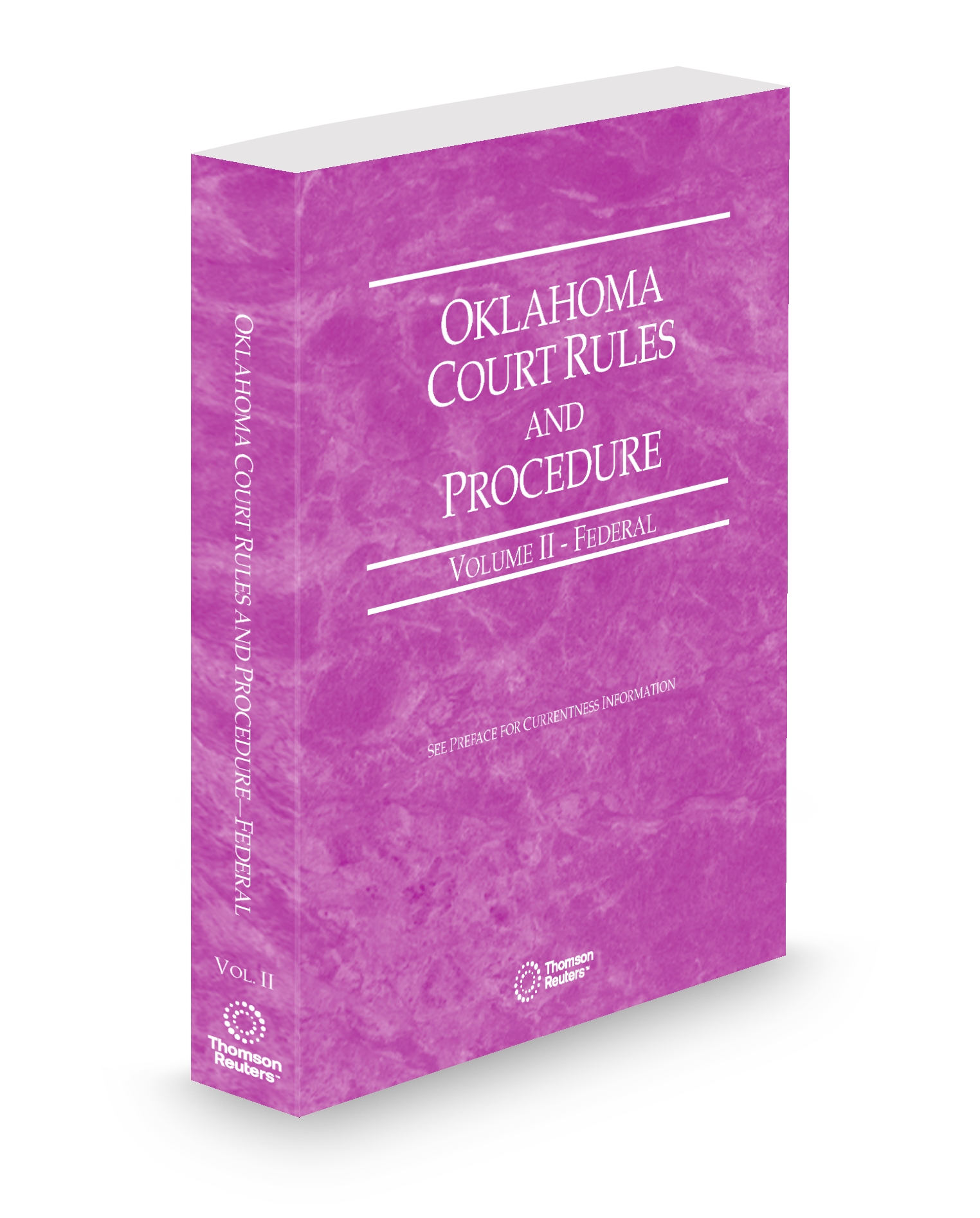 Cover of OK COURT RULES FEDERAL V.II FULL SET