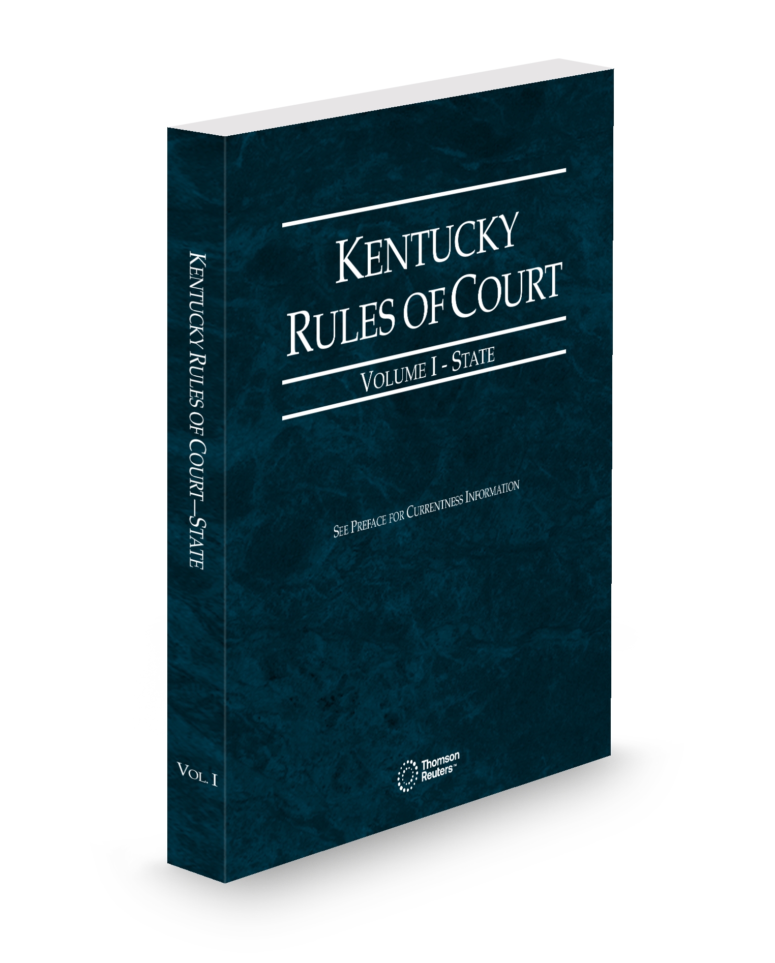 Cover of KY COURT RULES STATE V.I FULL SET