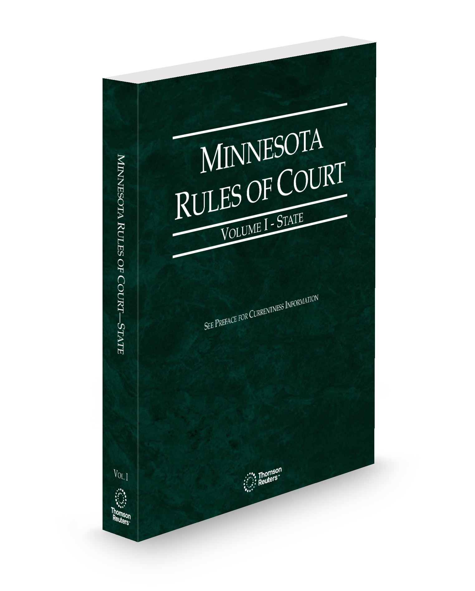 Cover of MN COURT RULES STATE V.I FULL SET