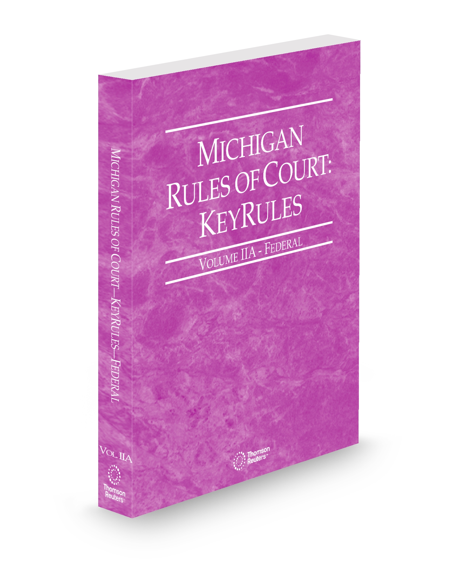 Cover of MI FEDERAL KEYRULES V.IIA SUB