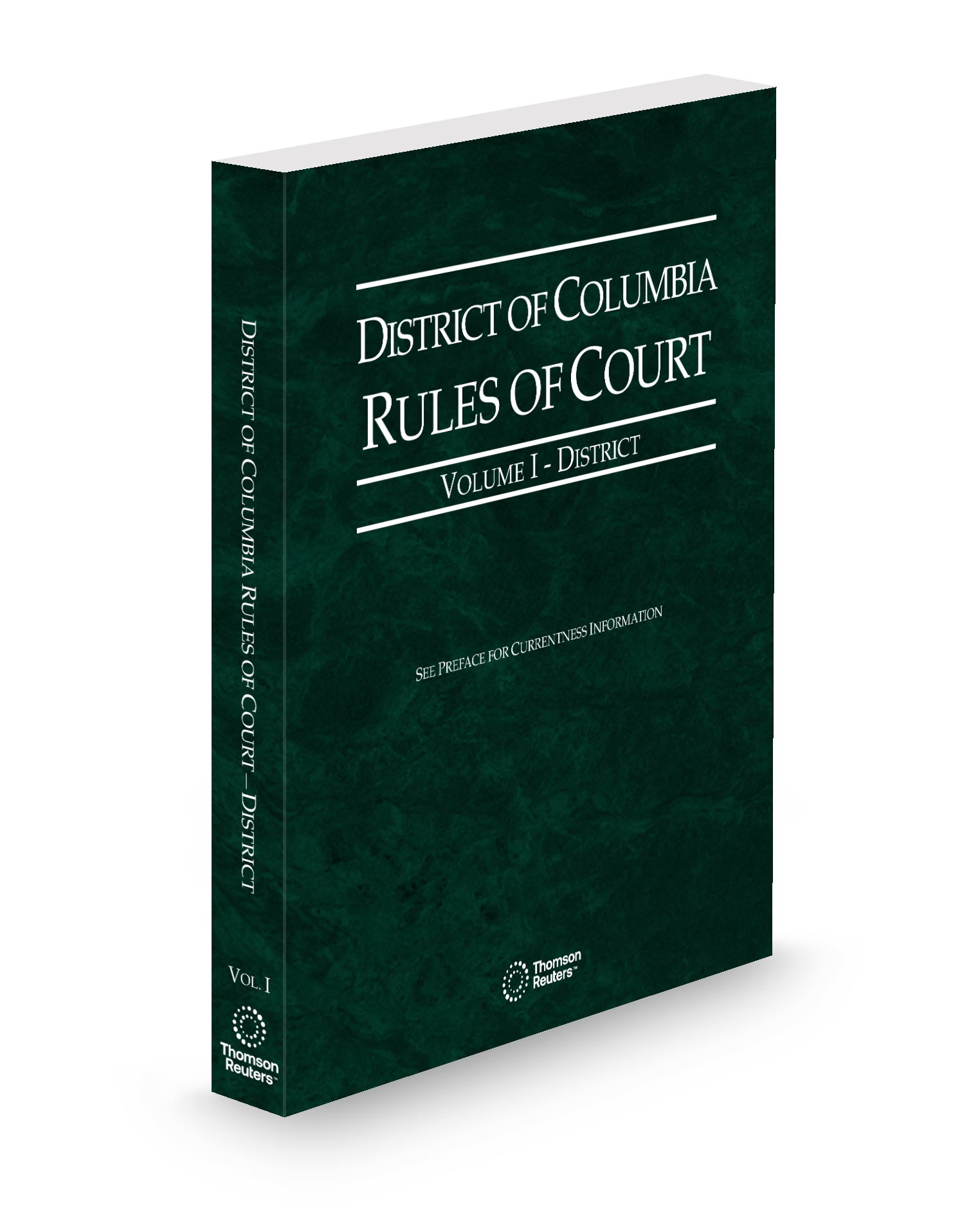 Cover of DC COURT RULES DISTRICT V.I FULL SET