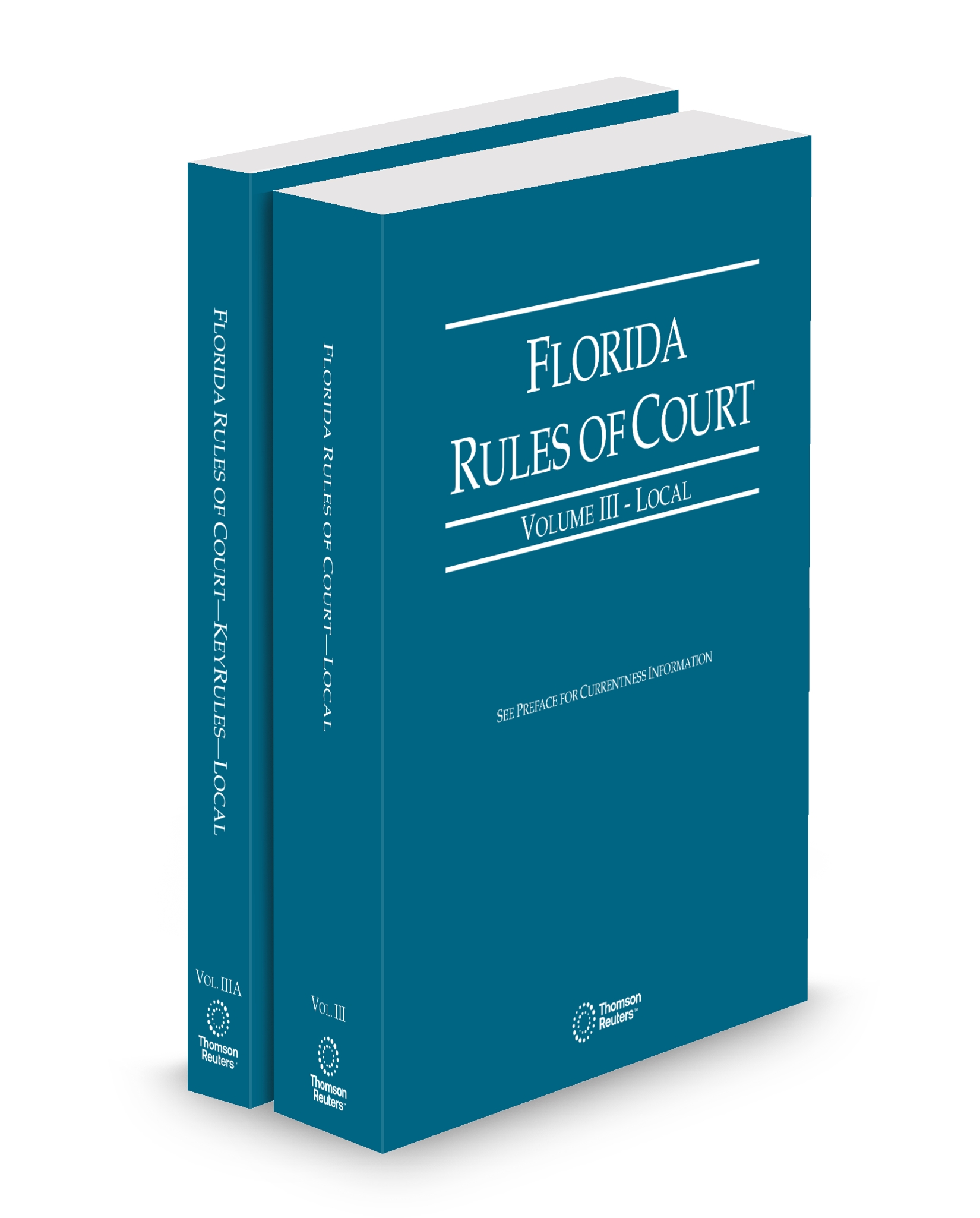 Cover of FL COURT RULES LOCAL AND LOCAL KEYRULES V.III-IIIA FULL SET