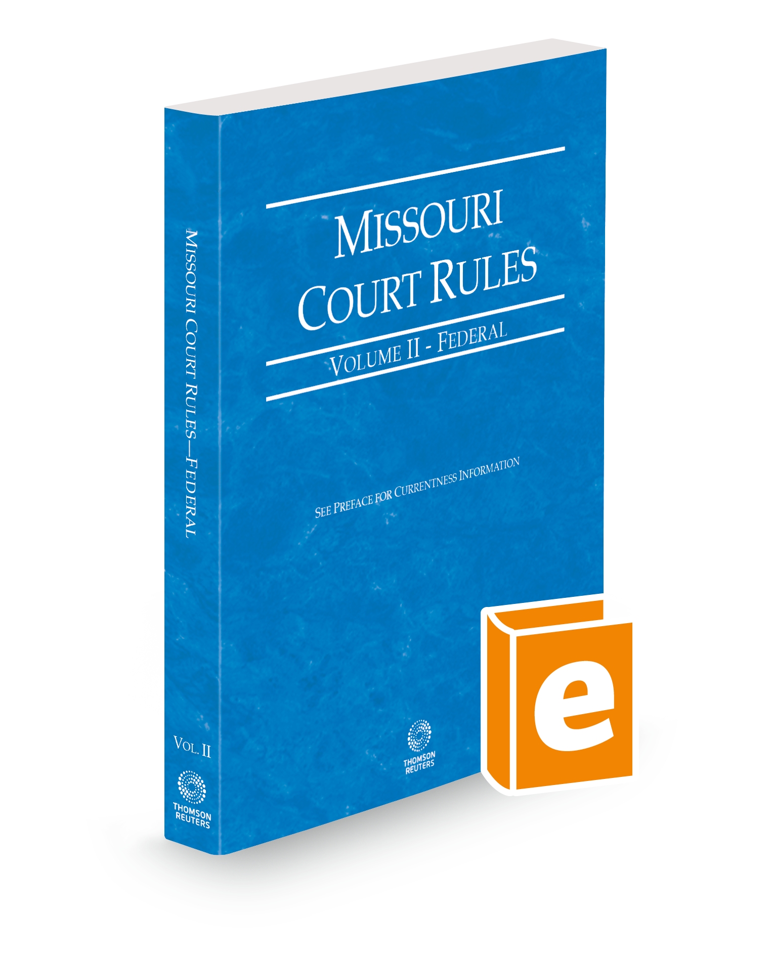 Cover of MO COURT RULES FEDERAL V.II FULL SET
