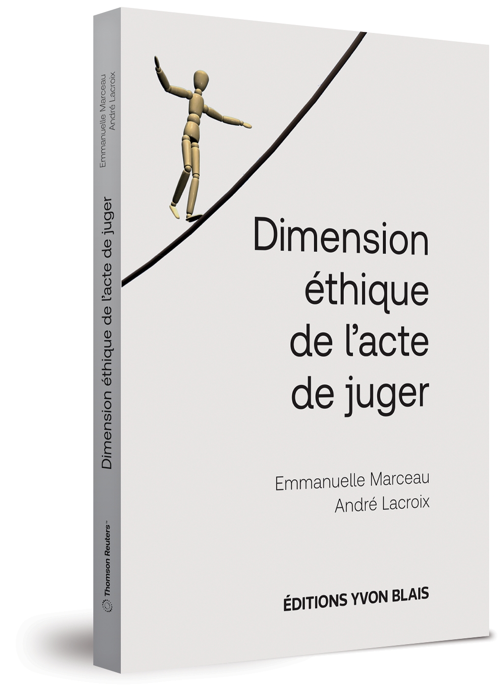 Couverture de Dimension éthique de l’acte de juger