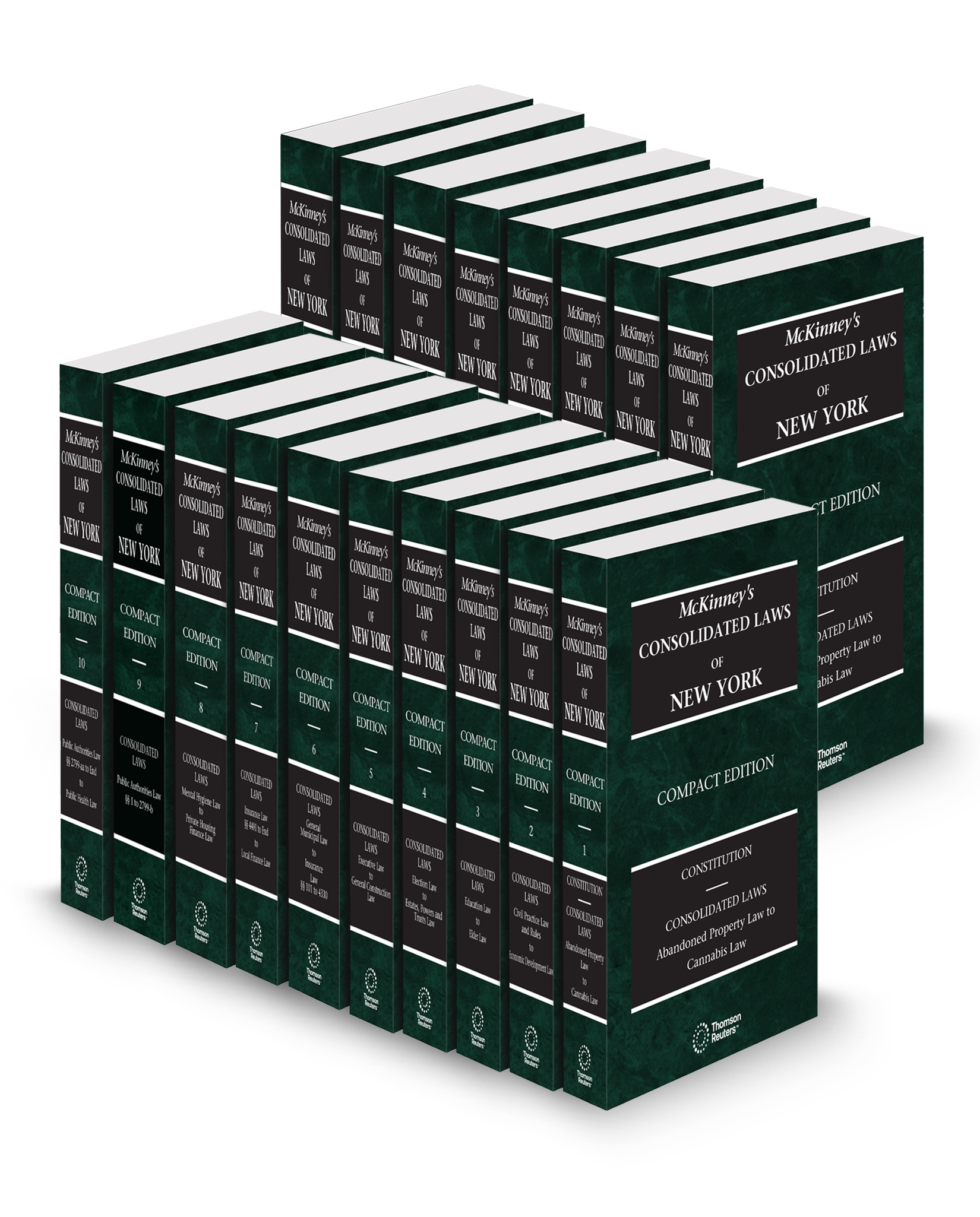 Cover of MCKINNEY'S CONSOL LAWS OF NY COMPACT EDITION FULL SET