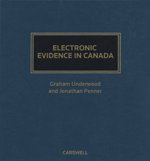 Cover of Electronic Evidence in Canada, Binder/looseleaf and eLooseleaf