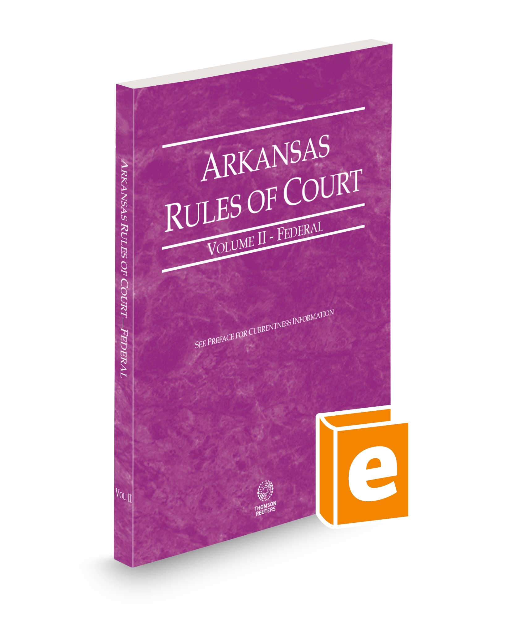 Cover of WEST'S AR COURT RULES FEDERAL V.II FULL SET