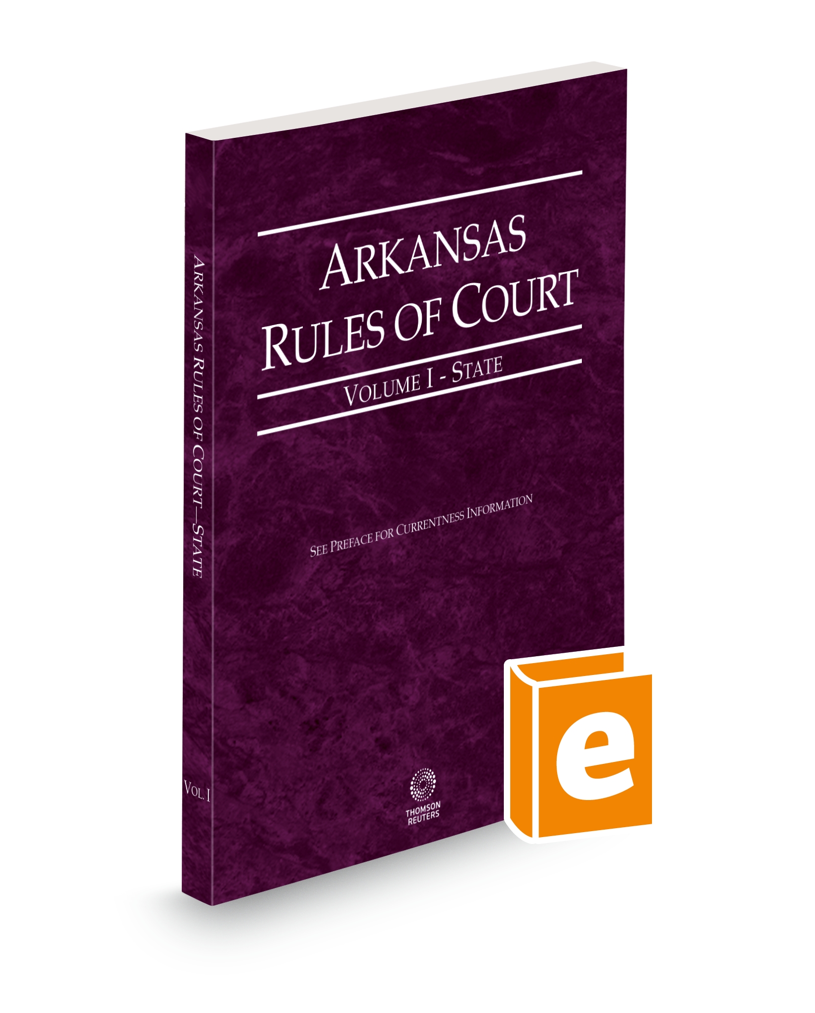 Cover of WEST'S AR COURT RULES STATE V.I FULL SET