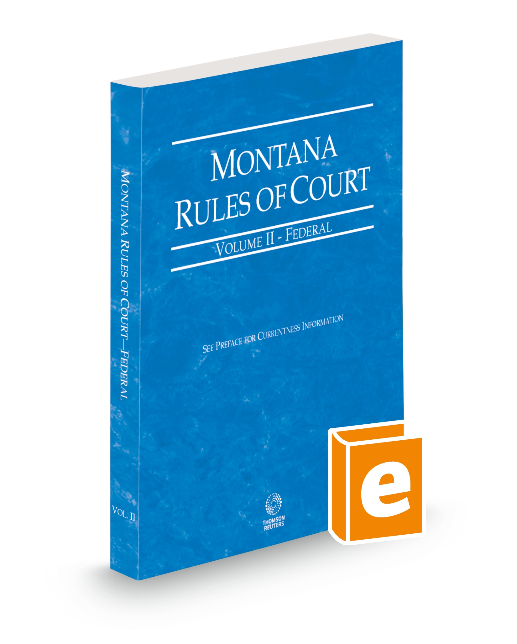 Cover of MT COURT RULES FEDERAL V.II FULL SET
