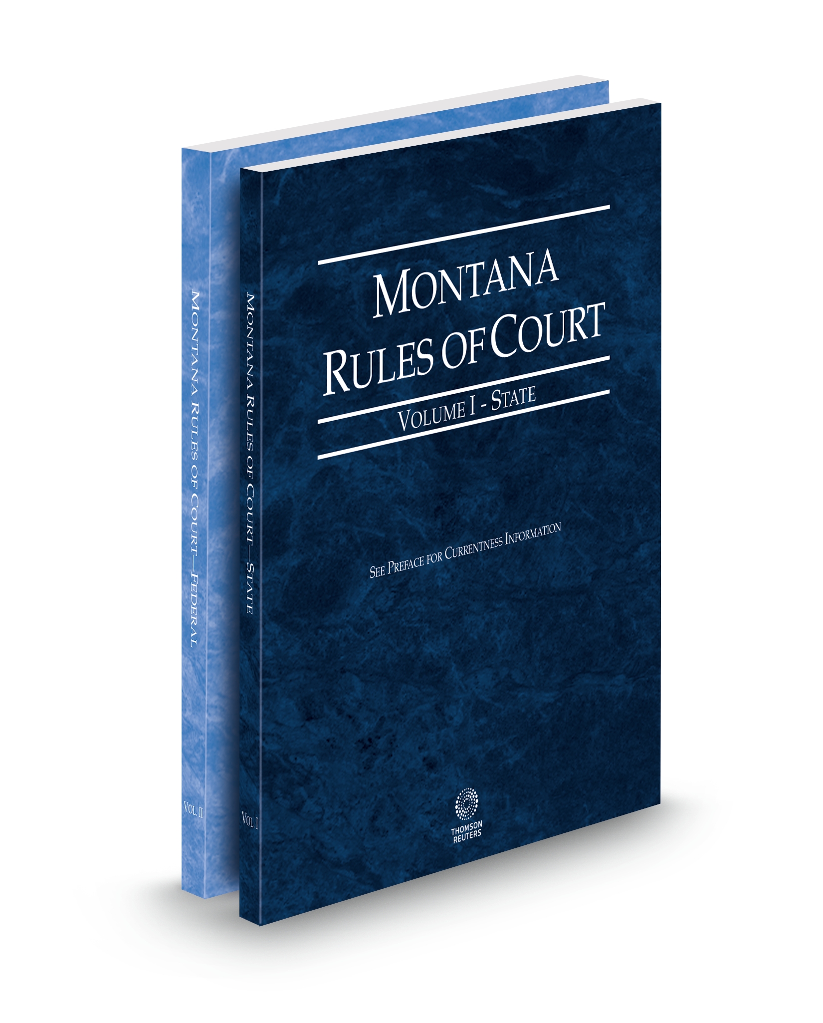 Cover of MT COURT RULES STATE AND FEDERAL V.I AND II FULL SET