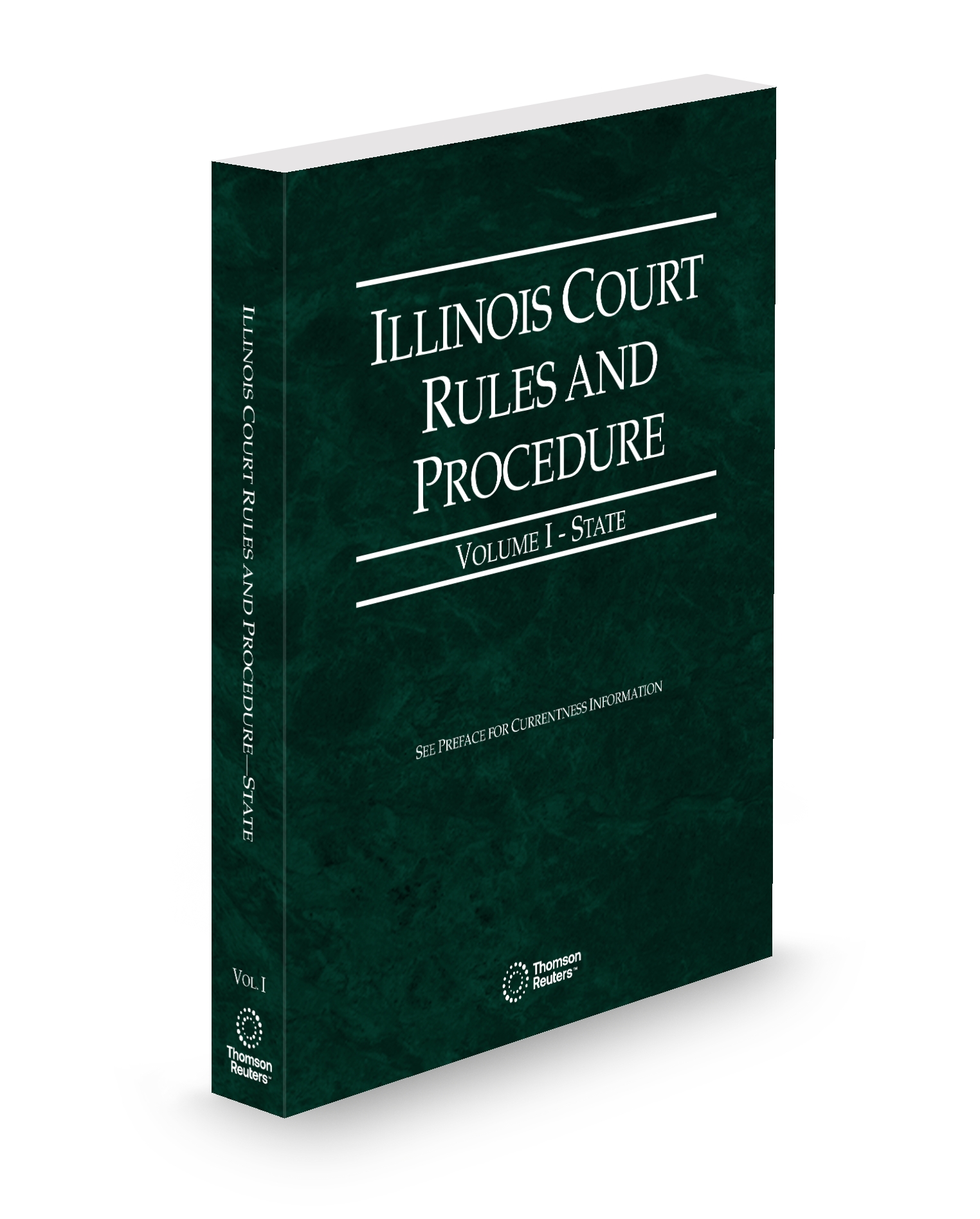 Cover of Illinois Court Rules and Procedure, State, Volume I, Set